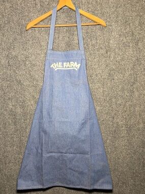 The Farm Denim Apron in Light Blue